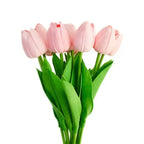 Ramo de tulipanes de flores artificiales
