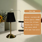 Lampe de Chevet LED Tactile - Abat-Jour Plissé