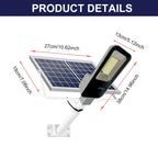 Réverbère Solaire IP65 avec Télécommande Étanche