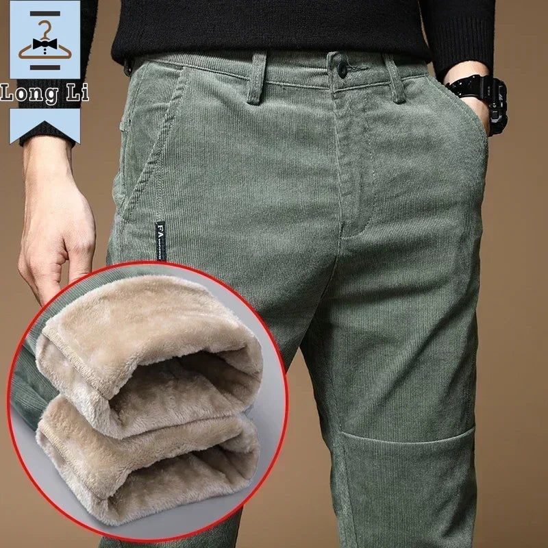 Pantalon en velour côtelé - Intérieur polaire