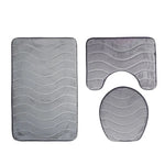 Set de 3 Tapis de Bain Ultra Doux & Antidérapants