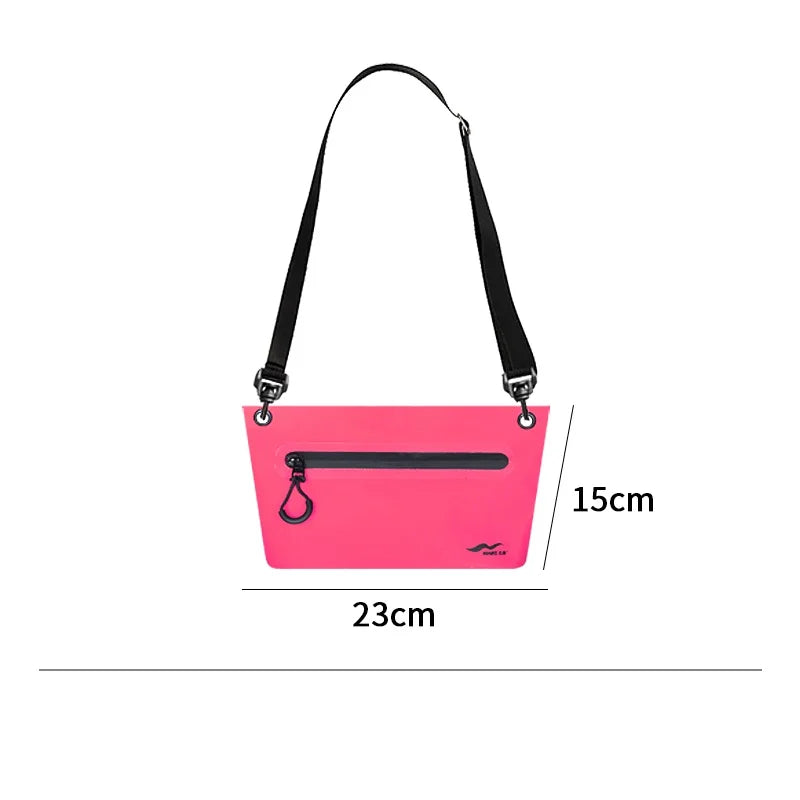 Sac Étanche 2L pour Femme – Sac Bandoulière PVC Imperméable pour Plage et Natation