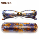 Lunettes de lecture pour presbyte à Motif floral - Étuit OFFERT