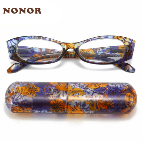 Lunettes de lecture pour presbyte à Motif floral - Étuit OFFERT