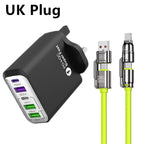 Chargeur 240W Rapide 3 Ports USB & 2 Type-C + Chargeur