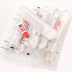 Lot de 5PCS de Mini Brosses à Dents de Voyage - Dentifrice Inclus