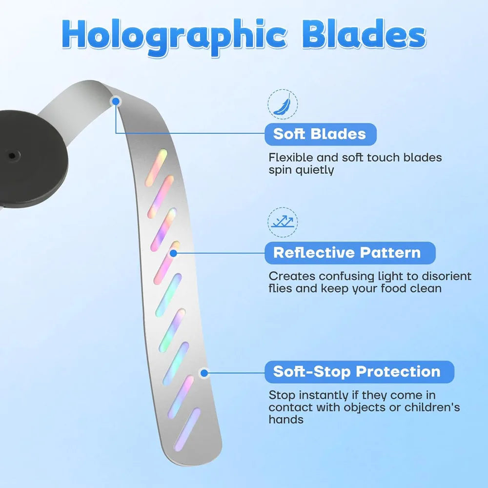 STOP MOUCHES - Le Ventilateur Anti-Mouches pour Table Rétractable