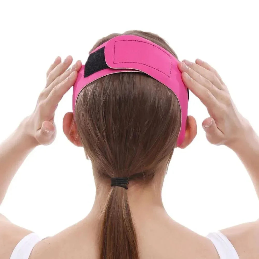 Ceinture de Visage Élastique - Redéfinit, Lifte & Anti-double menton