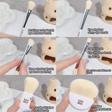 Mini Boîte de Pinceaux à Maquillage - 6PCS
