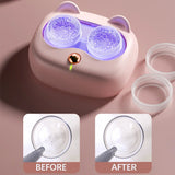 Nettoyeur ulrtrasonique de lentilles de contact + 6 boîtes OFFERTES