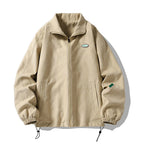 Blouson aviateur zippé à col montant pour homme