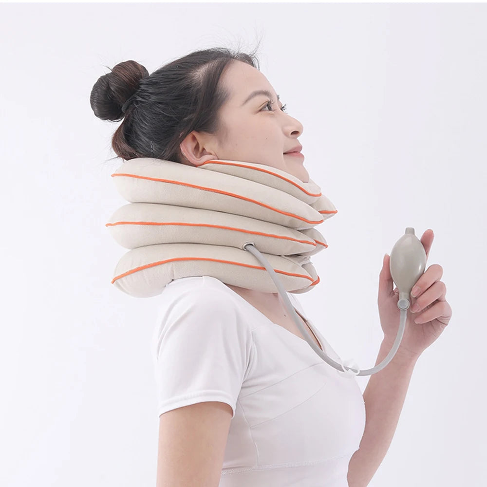 Coussin Cervical Gonflable pour Soulager les Douleurs