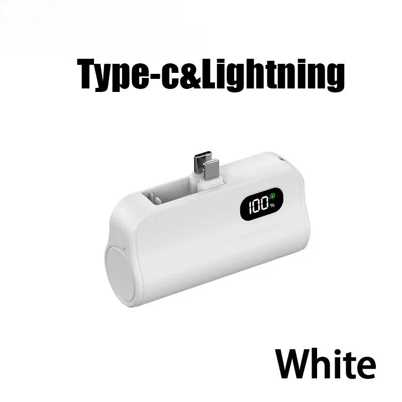 Mini Batterie Capsule 5000mAh à Charge Rapide 20W