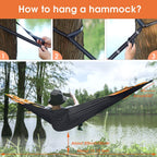 Hamac de camping avec moustiquaire