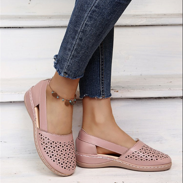 Ballerine ajourée en Cuir PU - Collection été 2023