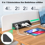 Multiprise Angle 4 Voies avec USB & Type-C