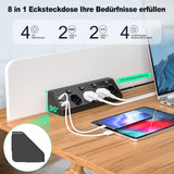 Multiprise Angle 4 Voies avec USB & Type-C