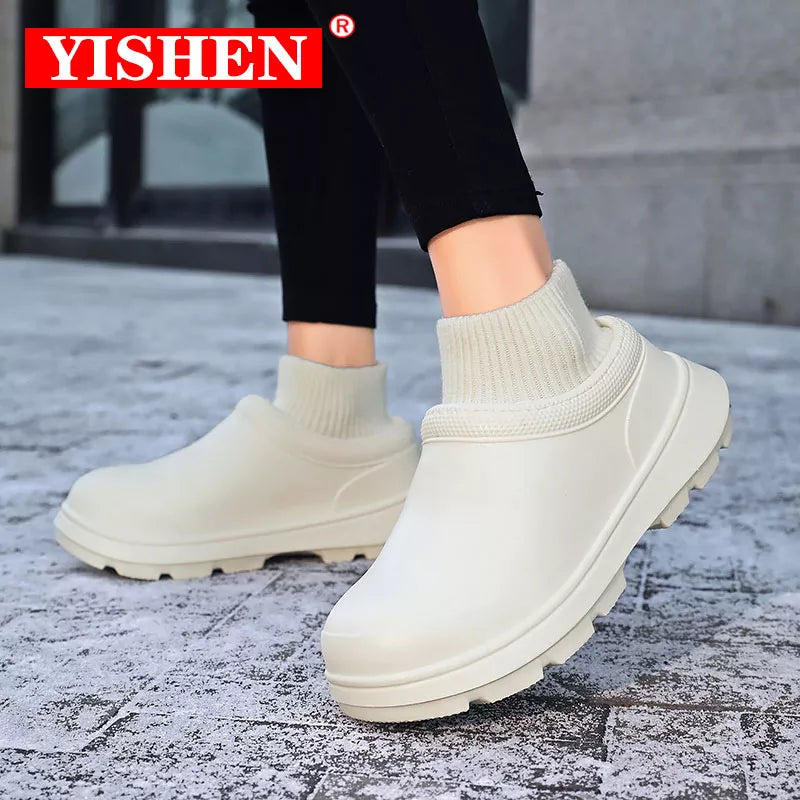 Chaussons d'extérieur imperméable polaire