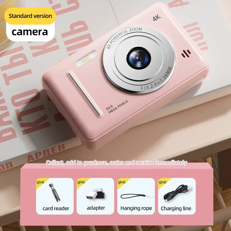 Appareil Photo Numérique 4K – 50MP Ultra Net + Carte SD 64Gb OFFERTE