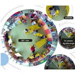 Caméra WiFi 360° Discrète – Vue Panoramique HD + Carte SD 16Gb