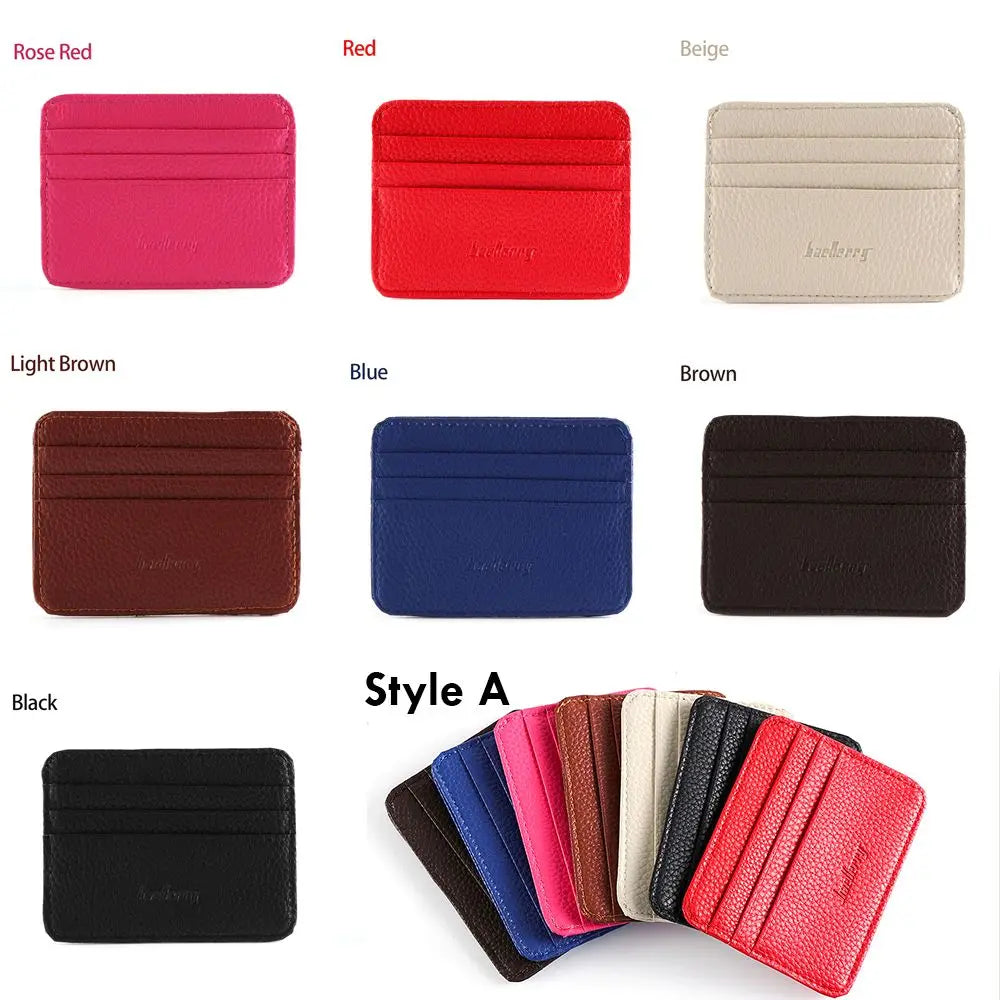 Porte-Cartes FRENCHY en Cuir PU