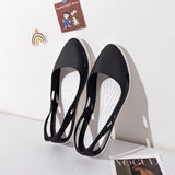 Sandales d'été en silicone souple facile à enfiler
