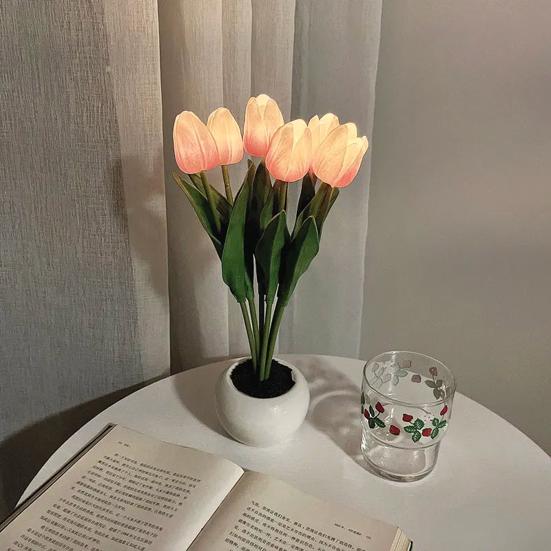 Lampe Tulipe Pot de fleur