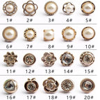 Ensemble de Boutons de Broche en Perles (20 pièces)