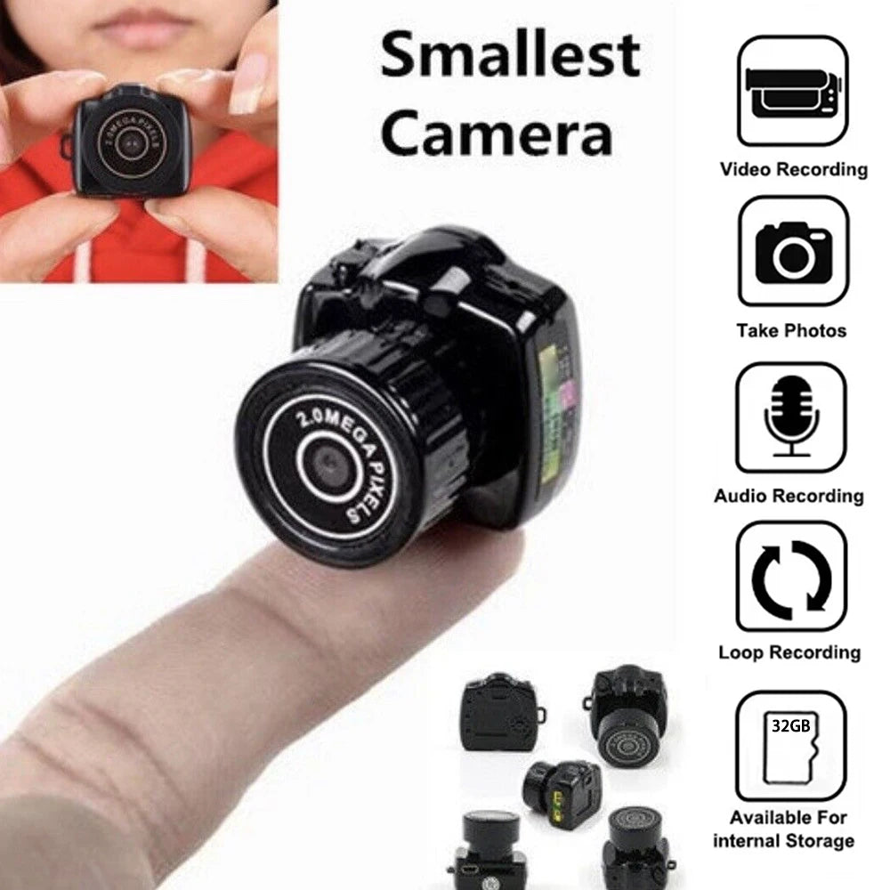 Mini Caméra porte clé Vidéo HD avec micro audio