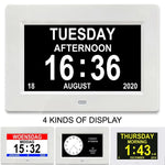 Horloge Digitale Grand Écran et 12 alarmes – Rappel Médical Senior