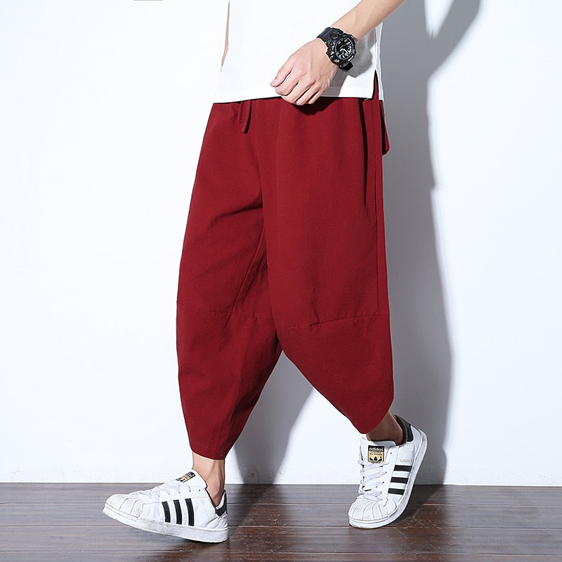 Pantalon croisé Harajuku décontracté