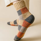 5 Paires de Chaussettes chaudes à Carreaux - Homme