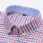 Chemise légère à carreaux pour homme - Manches courtes