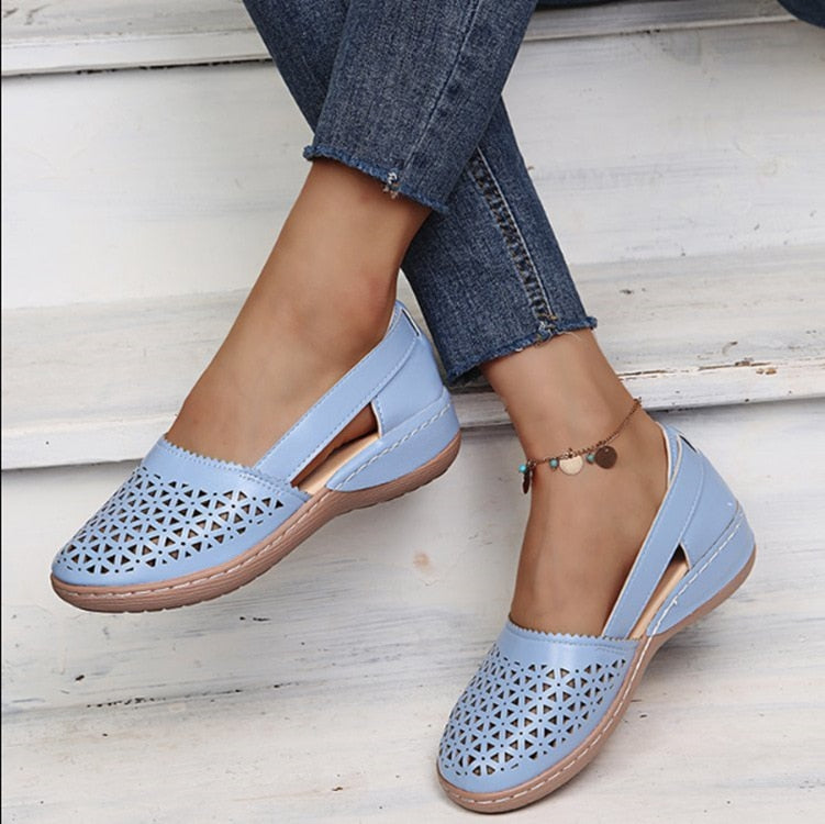 Ballerine ajourée en Cuir PU - Collection été 2023