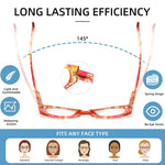 Lunettes de lecture pour presbyte à Motif floral - Étuit OFFERT