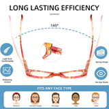 Lunettes de lecture pour presbyte à Motif floral - Étuit OFFERT