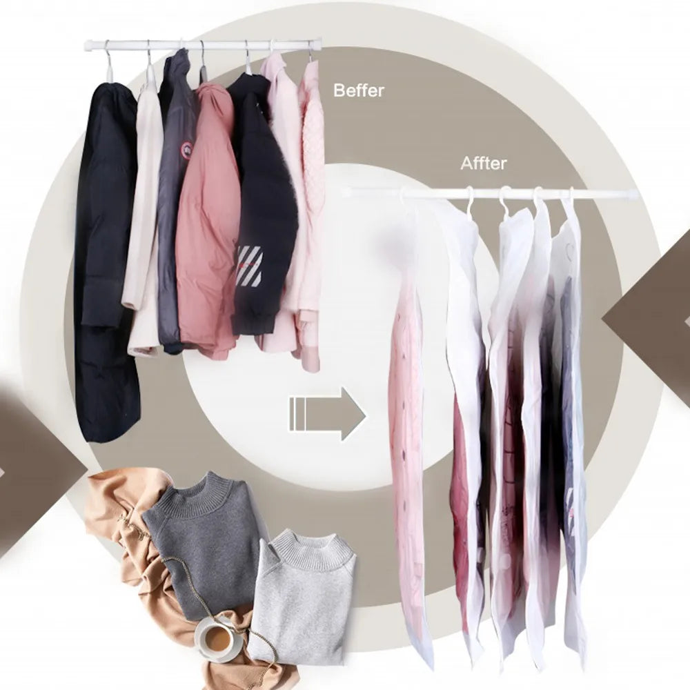 Sacs de rangement sous vide pour manteaux