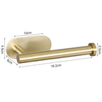 Support Papier Toilette Mural Sans Perçage en Acier Inoxydable - Lot de 2