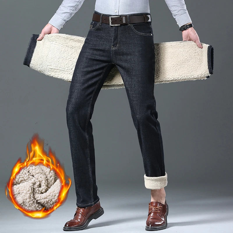 Jean d'hiver intérieur Sherpa Chaud - Homme