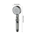 Pommeau de douche haute pression 5 modes avec filtre intégré - 4 filtres OFFERTSS