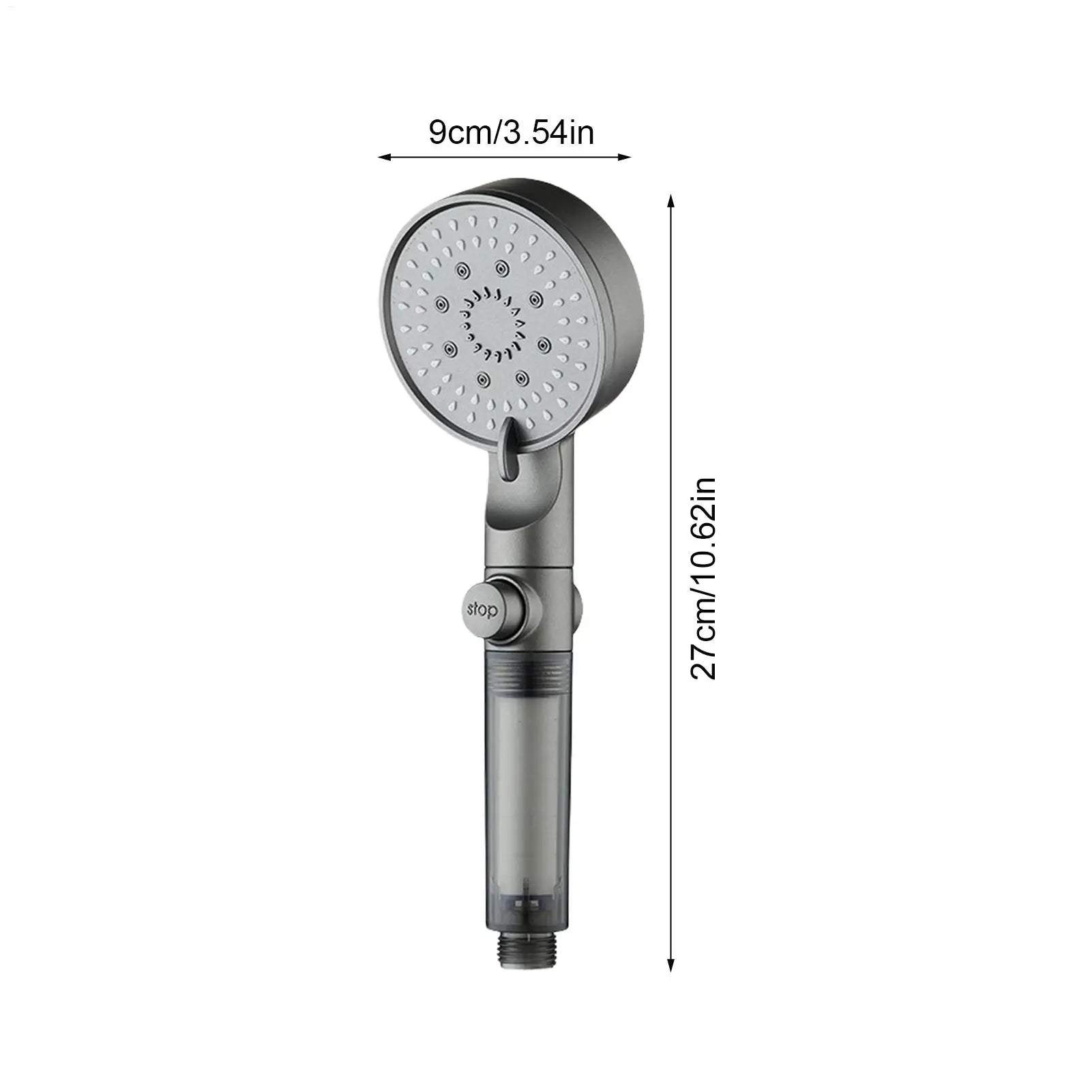 Pommeau de douche haute pression 5 modes avec filtre intégré - 4 filtres OFFERTSS