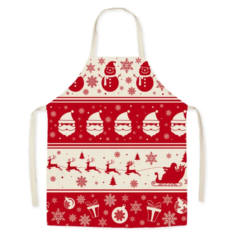 Tablier de Noël Rouge & Blanc - Cuisine Festive