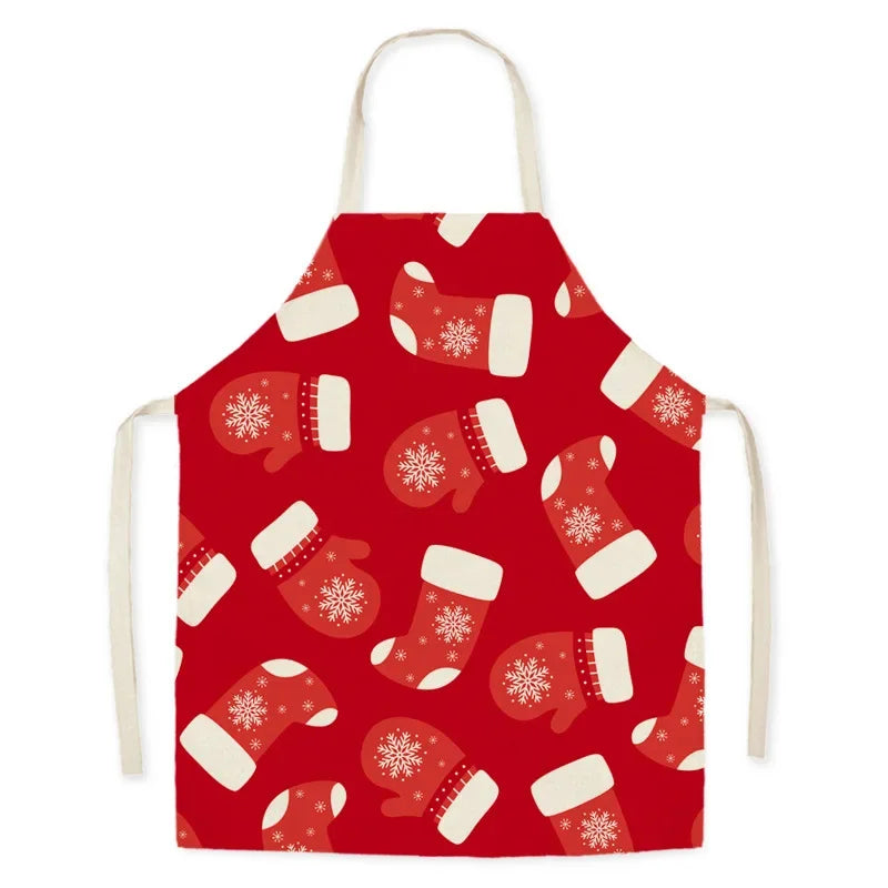 Tablier de Noël Rouge & Blanc - Cuisine Festive