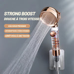 Pommeau de douche Filtrant Turbocompressé 3 Modes