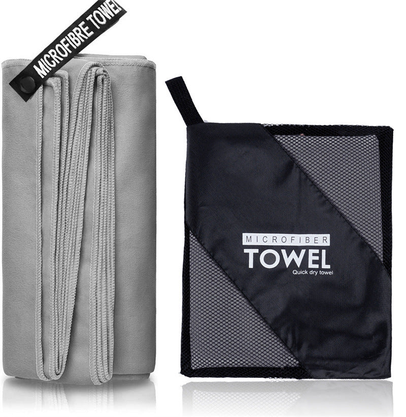 Serviette de plage en microfibre - Séchage rapide - Sac de transport