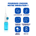 Irrigateur dentaire manuel portable