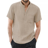 Chemise en lin respirant pour homme