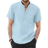 Chemise en lin respirant pour homme