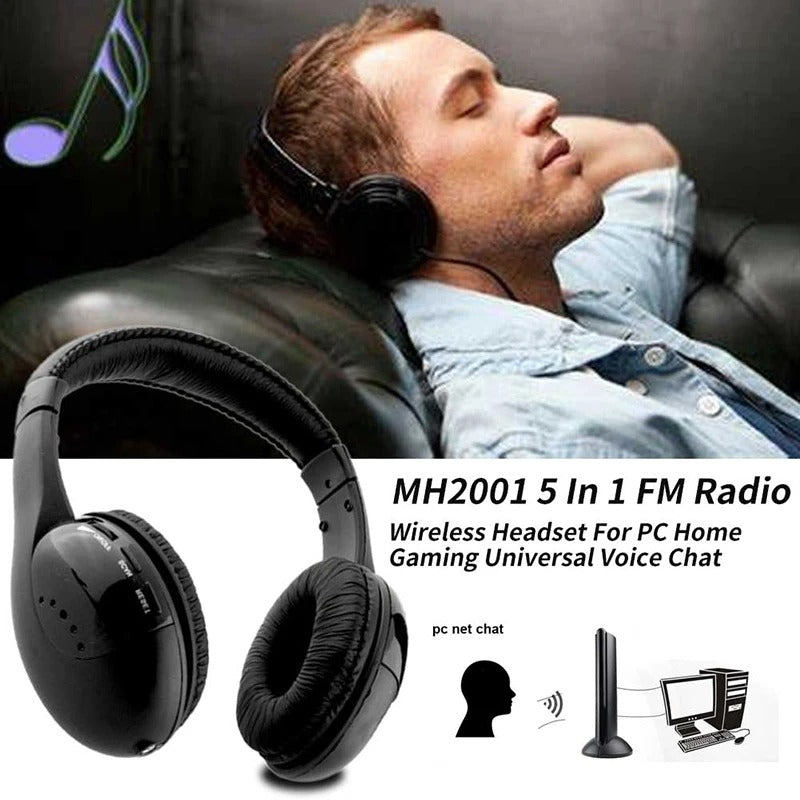 Casque sans fil pour télévision et toute source audio - Livraison offerte