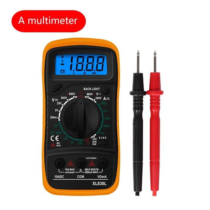 Kit de fer à souder à température réglable + Multimètre